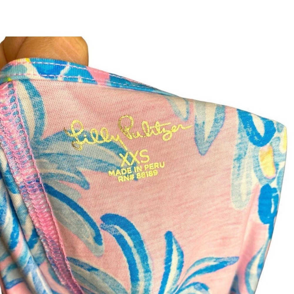 Lilly Pulitzer Brewster “Pelican Pink” dress XXS Pima Cotton $4.99 Ships :>NWOT - Picture 6 of 8